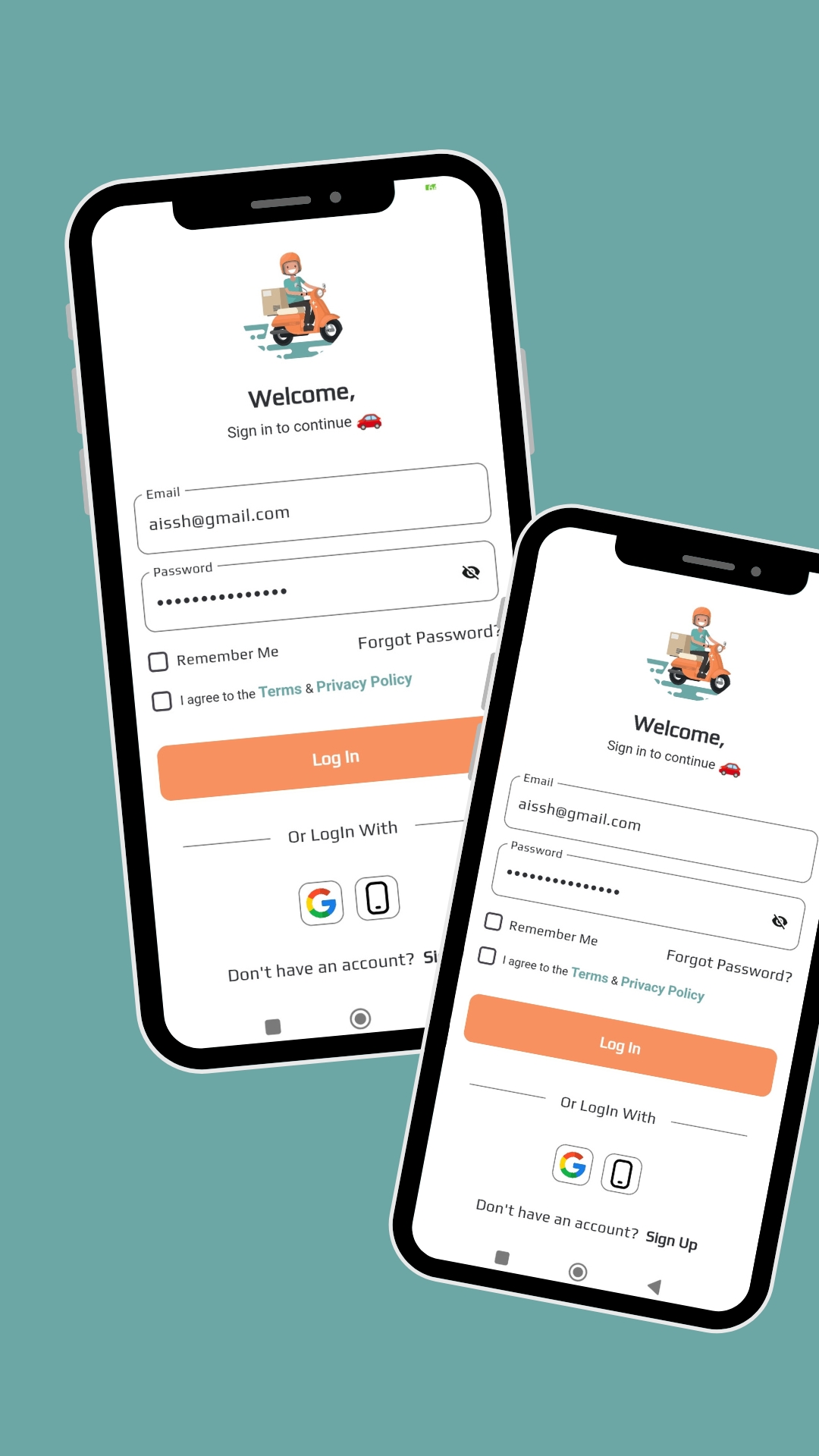 instant bike cab booking confirmation screen by mobile app development company in Greater Noida