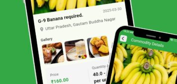 grocery delivery app product listing screen with price filter built by Dipanshutech