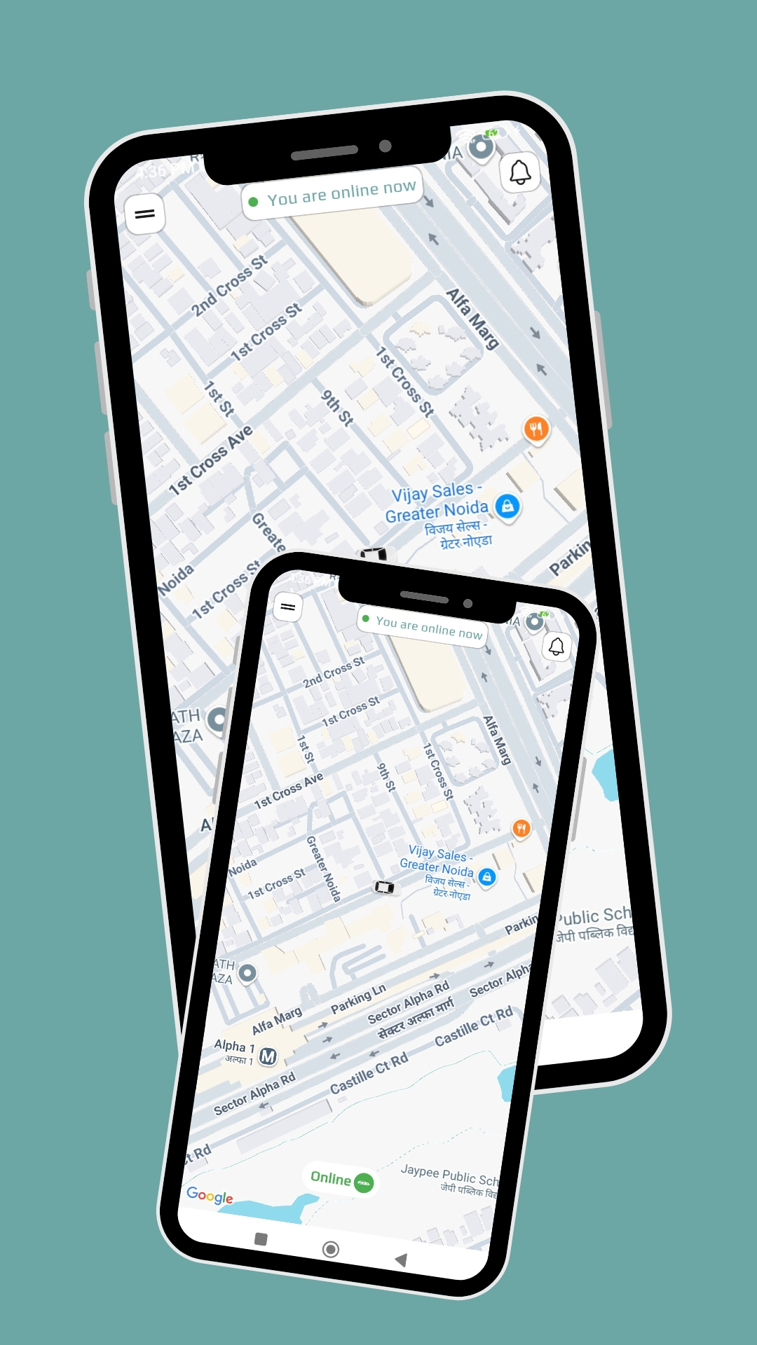 on-demand ride-sharing mobile app fare summary screen developed with Flutter