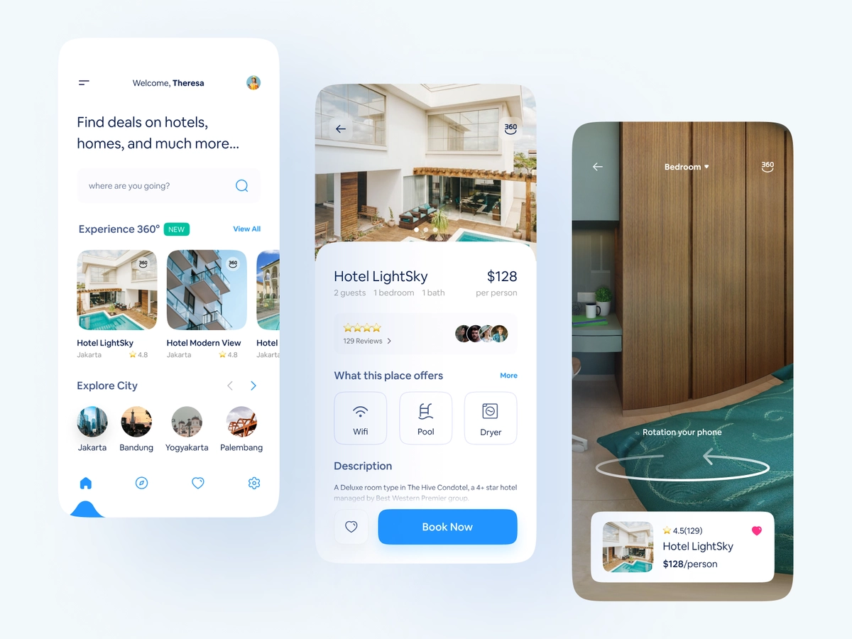 Hotel Booking - App Design