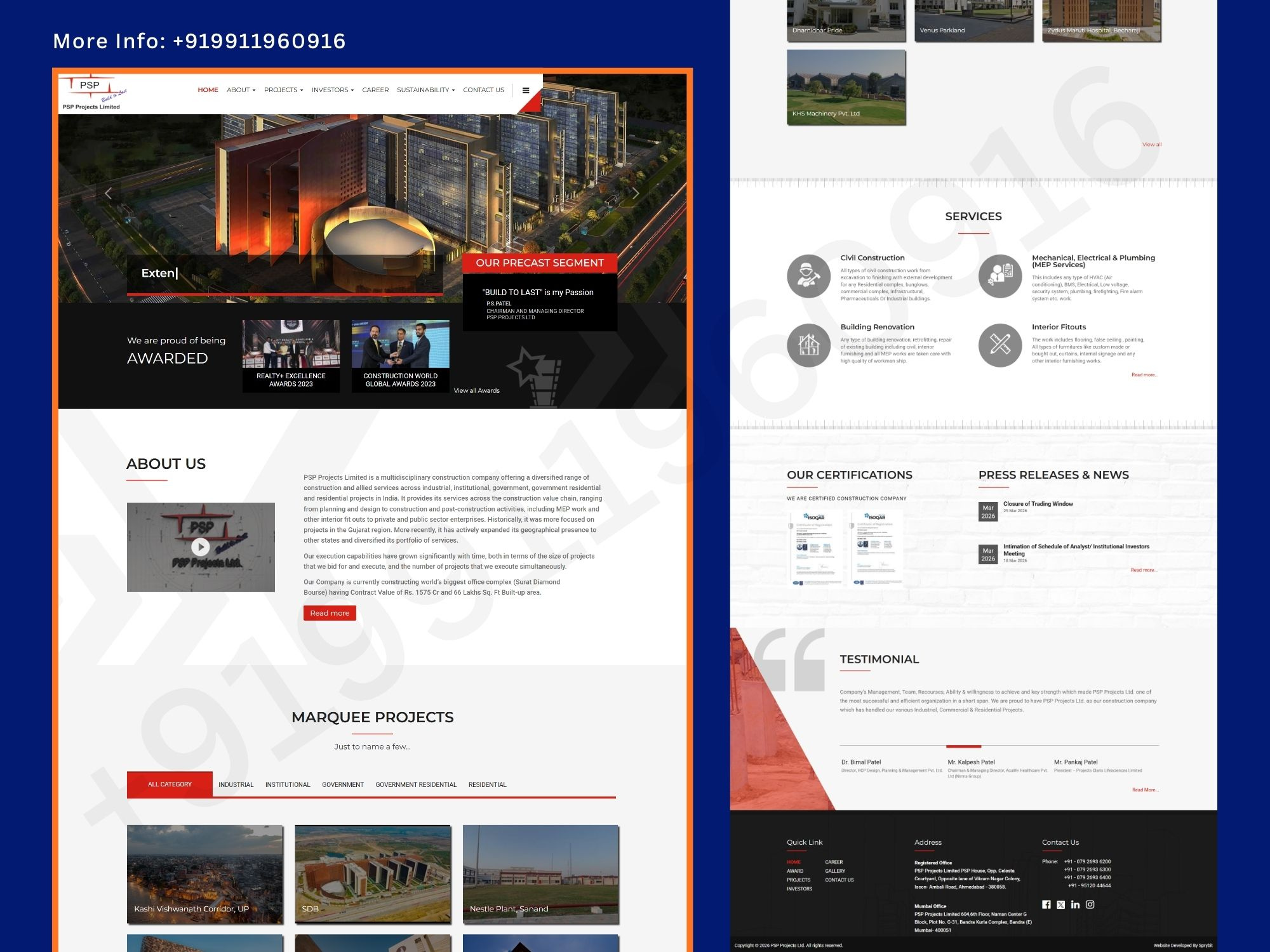 Corporate Construction Website Design Solutionsgghhhh