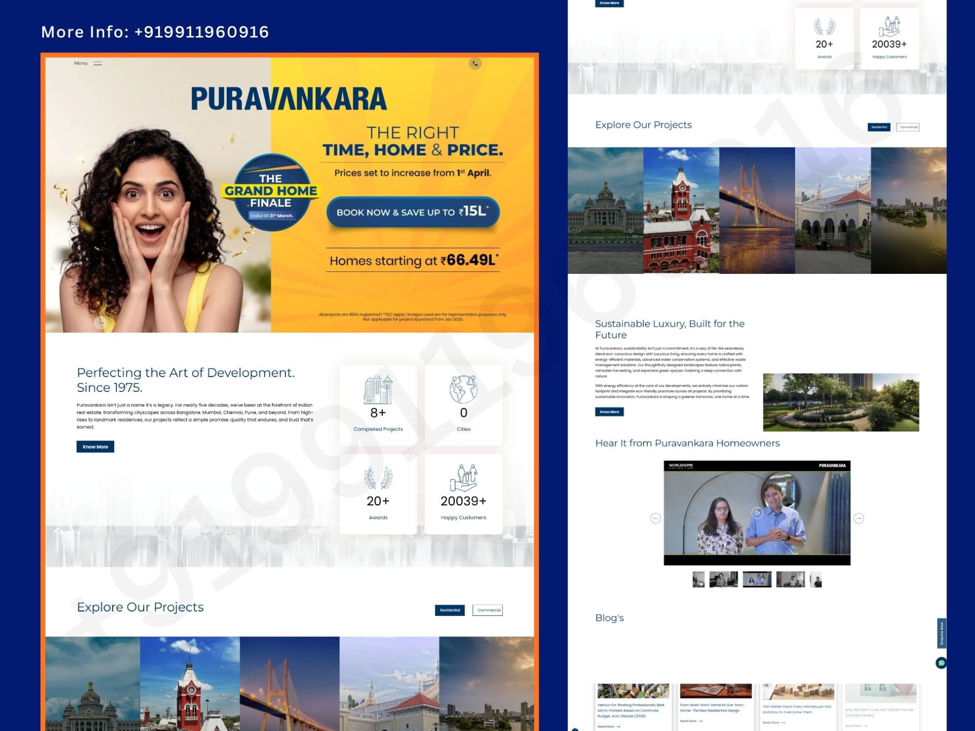 Real Estate Luxury Residential Projects Website Designgghhhh