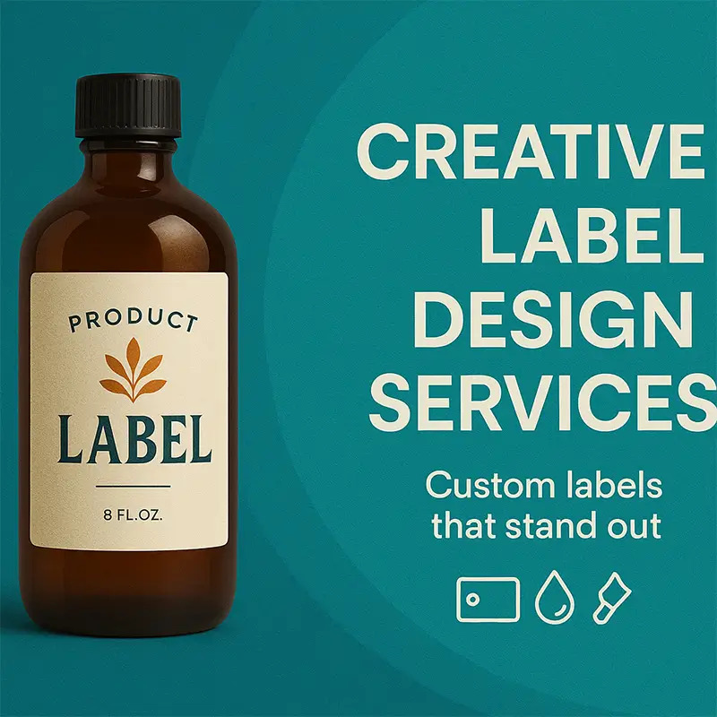 Creative label design services In Noida