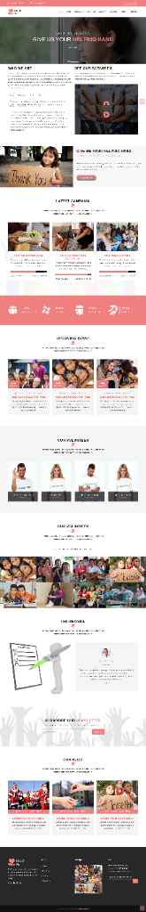 Give Us Your Helping Hand: Non-profit Website Design