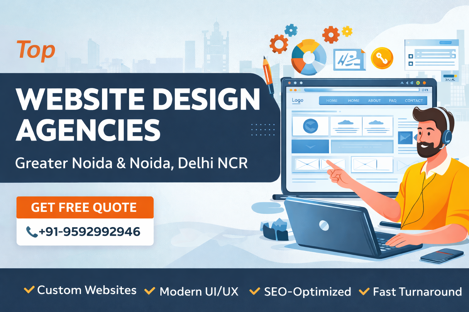Website Design Agencies in greater noida delhi india