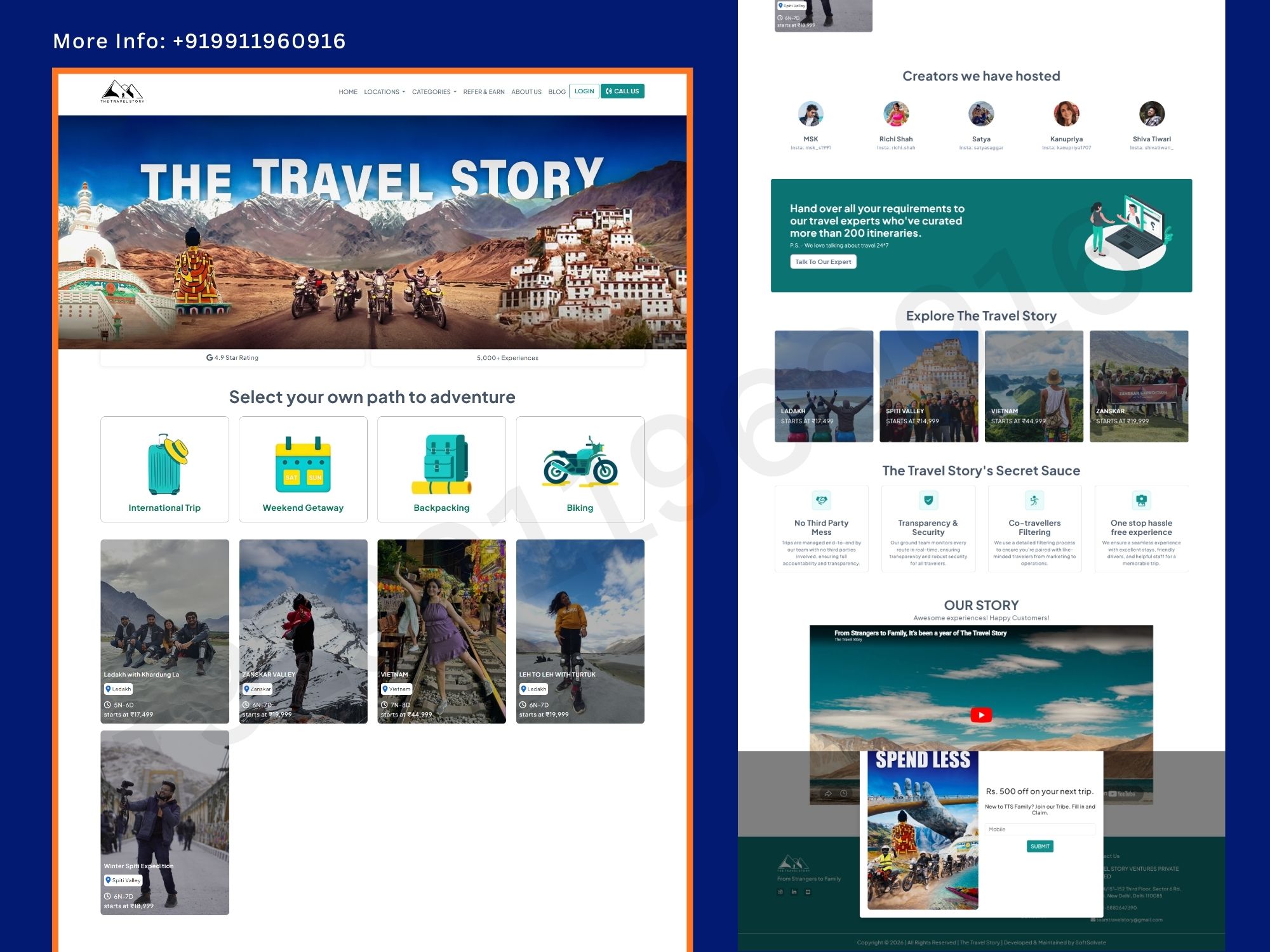 Adventure Travel & Tour Booking Websitegghhhh