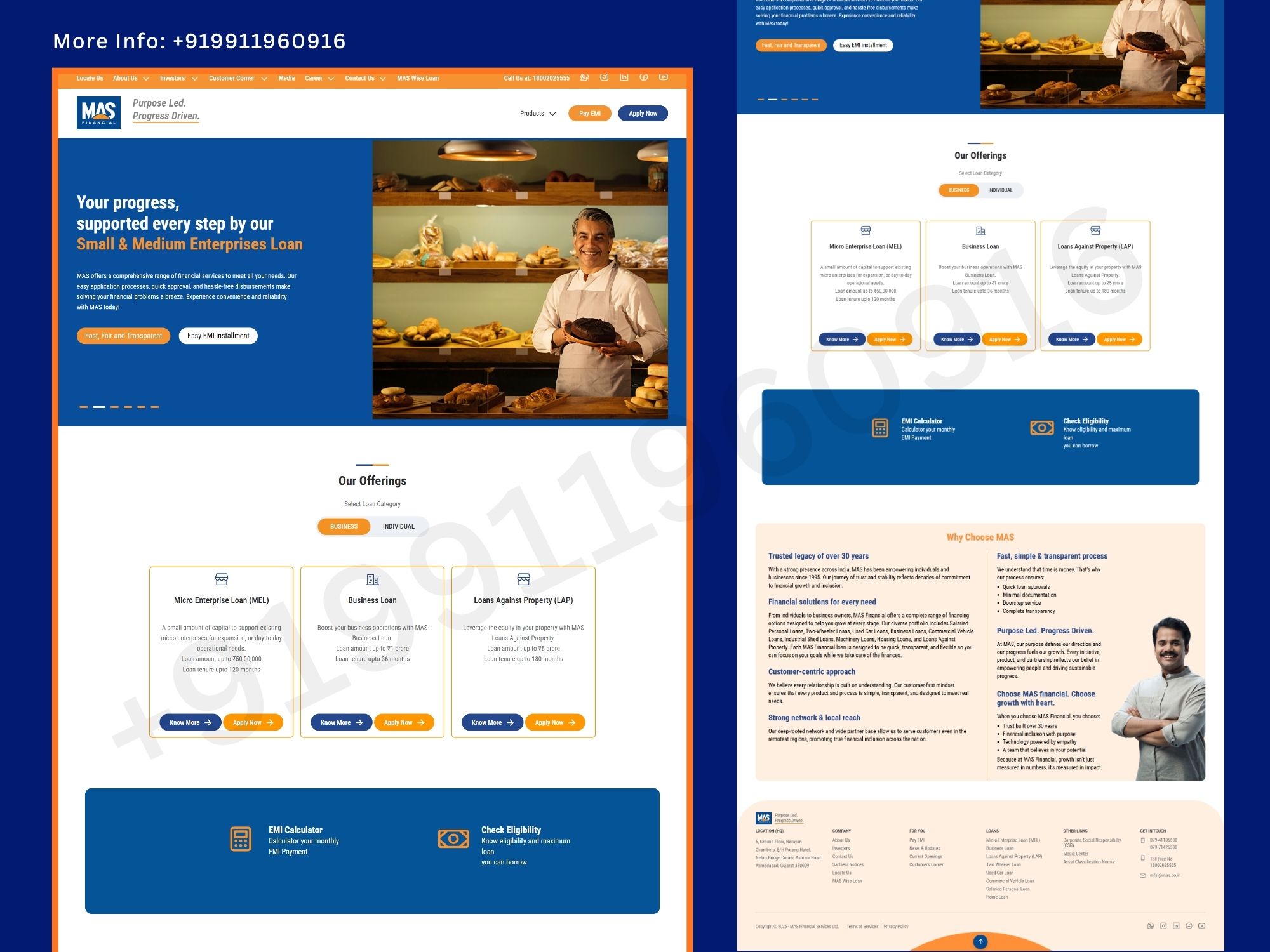 Modern Financial Services & Loan Management Websitegghhhh