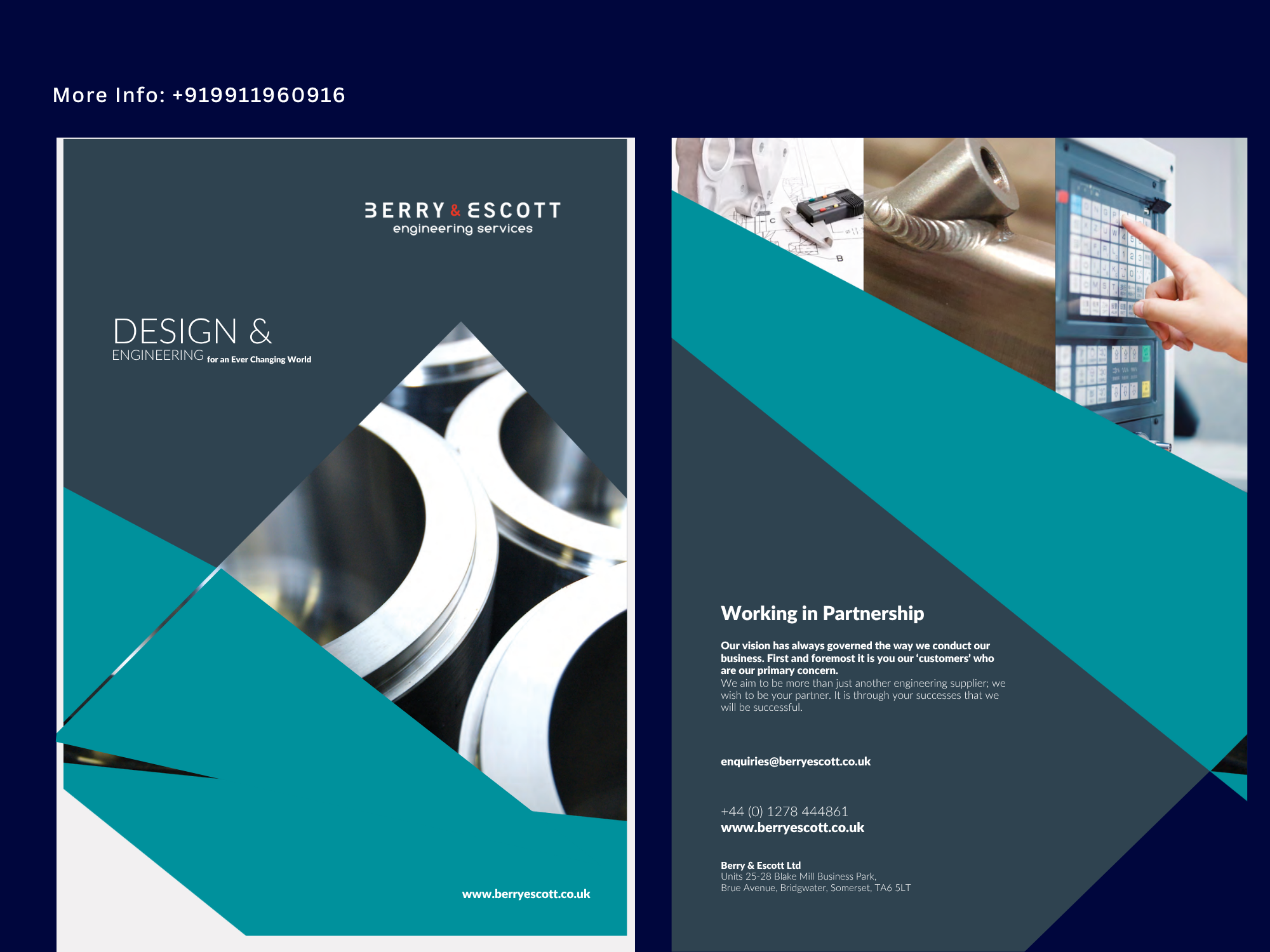 Modern brochure design for engineering and infrastructure sectorsgghhhh