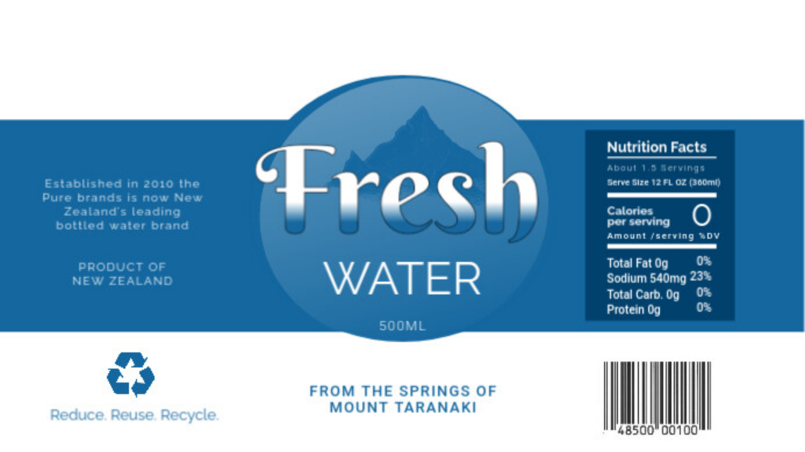 packaged water label design Greater Noidagghhhh